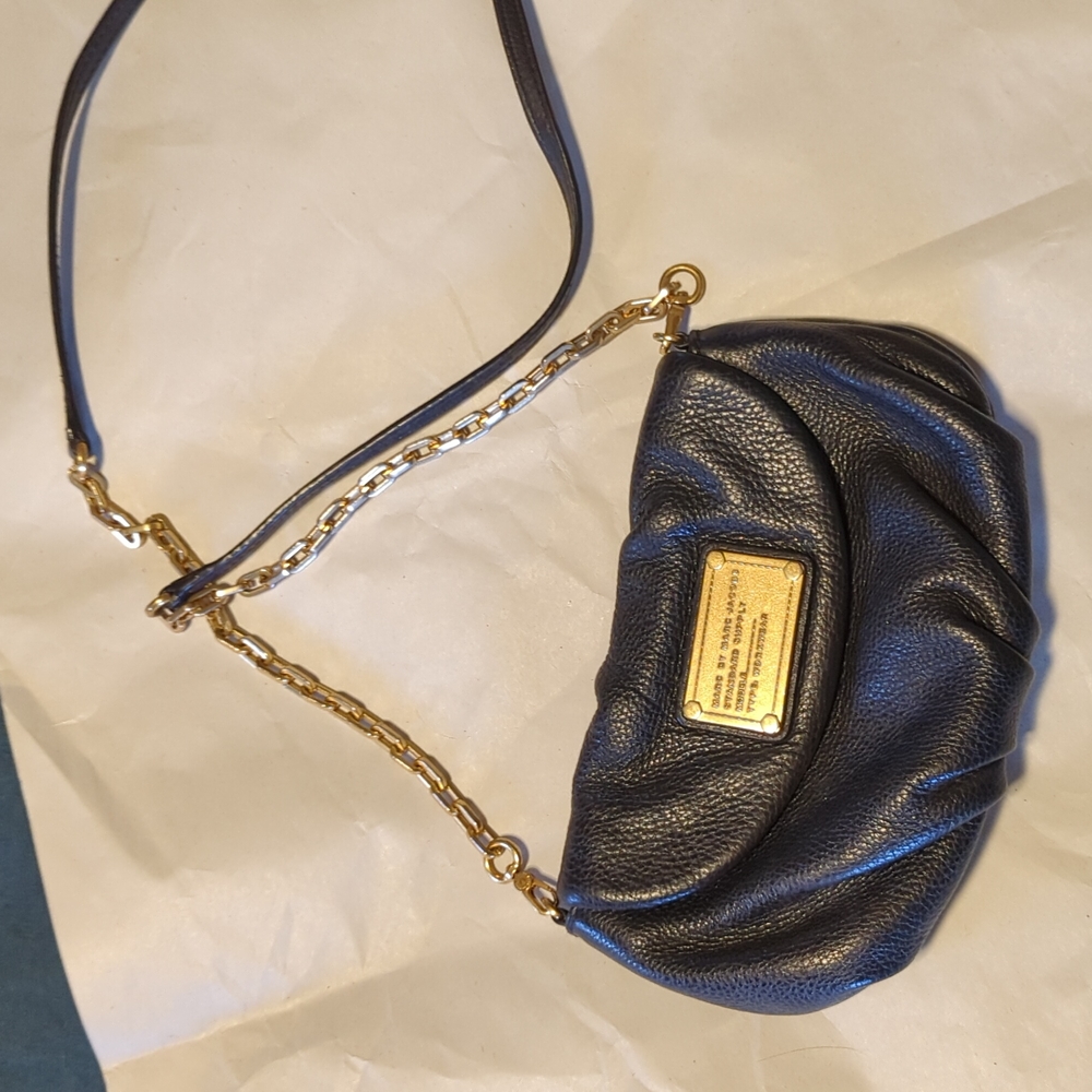 Marc by Marc Jacobs Crossbody or Clutch Black Leather Bag